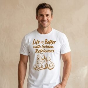 Golden Retriever Life | Classic Dog Lover T-Shirt