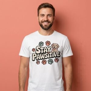 Pawsitive Vibes | Golden Retriever Dog Lover T-Shirt